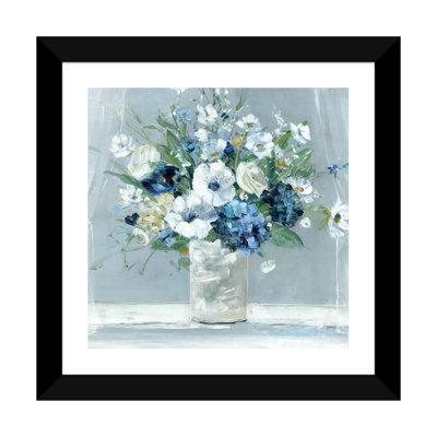 «Be Happy Blue» par Sally Swatland - reproduction d'art