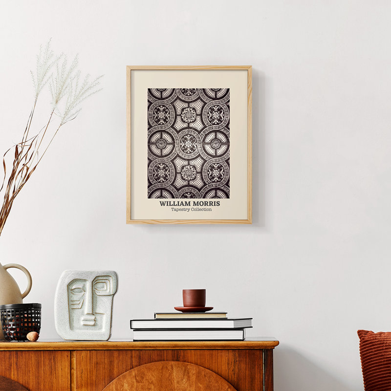William Morris, reproduction encadrée Lxxiv, Naturel, H 14 po x l 11 po