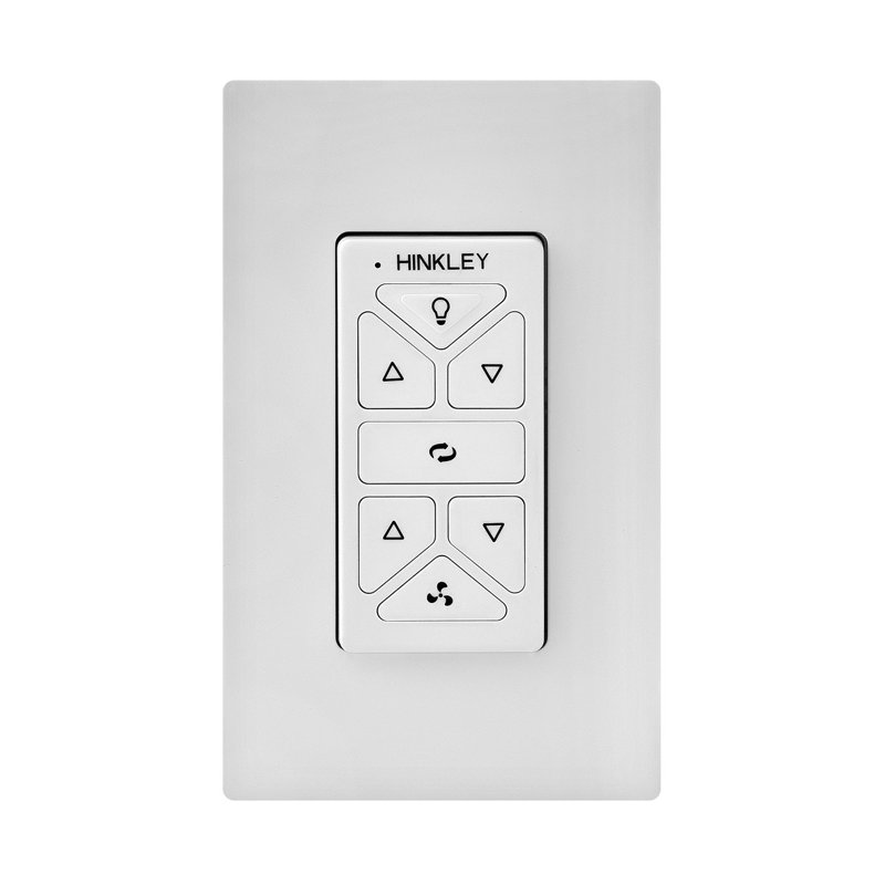 Hiro White Composite Ceiling Fan Remote Control