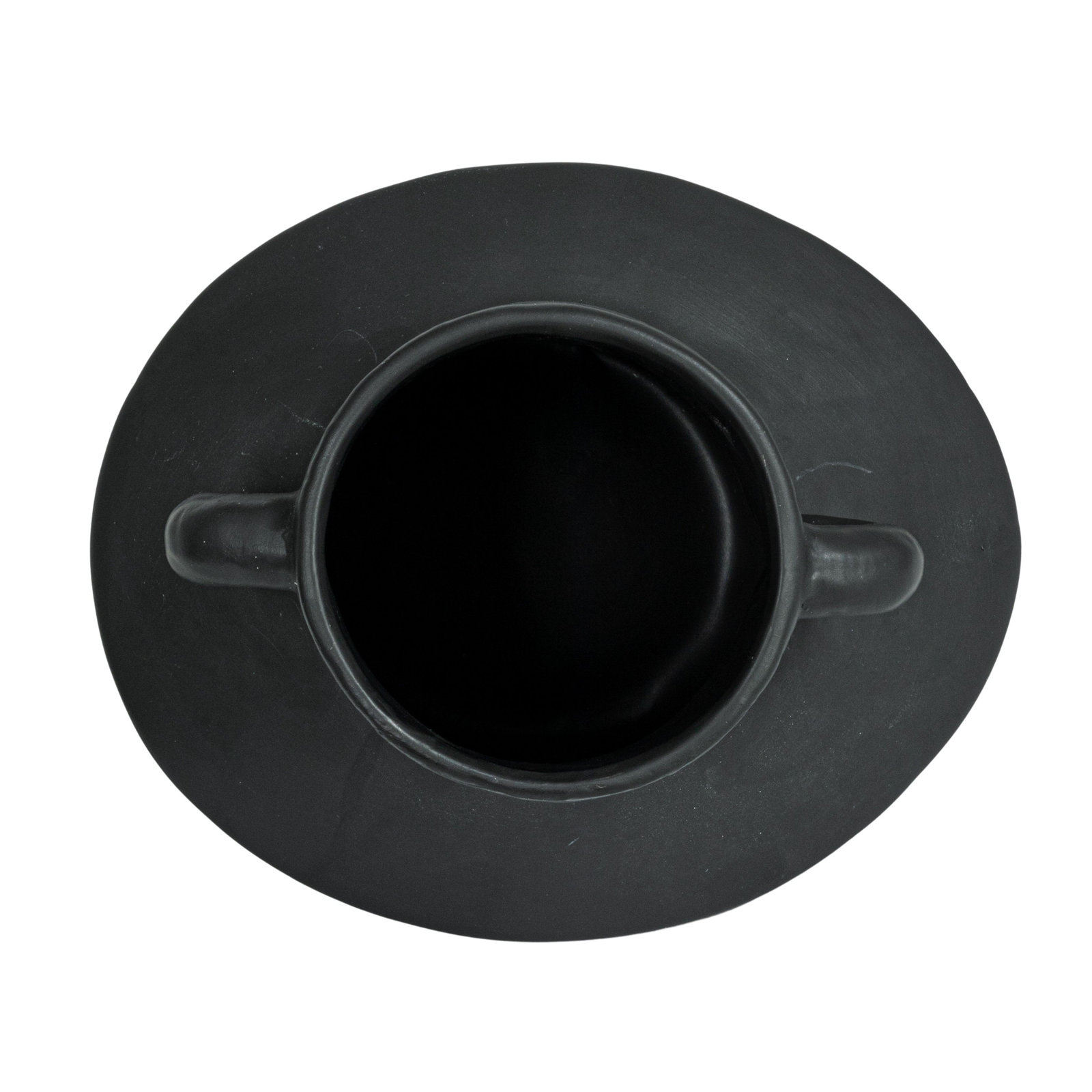 8.25'' Stoneware Table Vase, Black