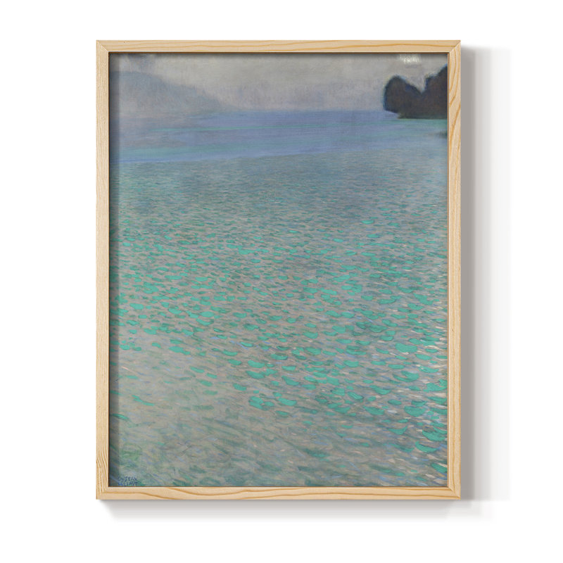 Gustav Klimt VIII, reproduction d'art encadrée, Naturel, H 10 po x l 8 po