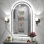 Miroir de salle de bain / de salle de bain en verre trempé anti-buée à DEL certifié UL - Basics by Wayfair ™