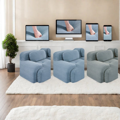 Comfortable Sofas With Corduroy, Modular Design For Living Rooms