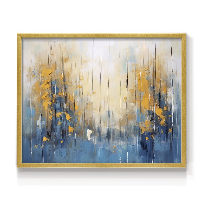 Abstrait, série Cxxxi, reproduction encadrée, H 8 po x l 10 po