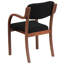 Chaise de salle d'attente en cuir Marthell-20138079