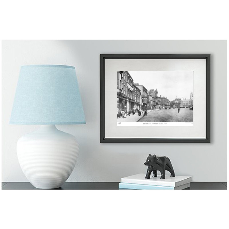 Beverley, Market Place 1900 by Francis Frith - Single Picture Frame Print, 28cm H x 36cm W x 2.3cm D