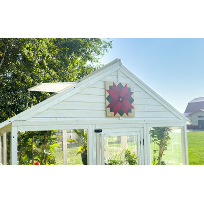 Heriona Fade Resistant Wood Flowers Wall Decor