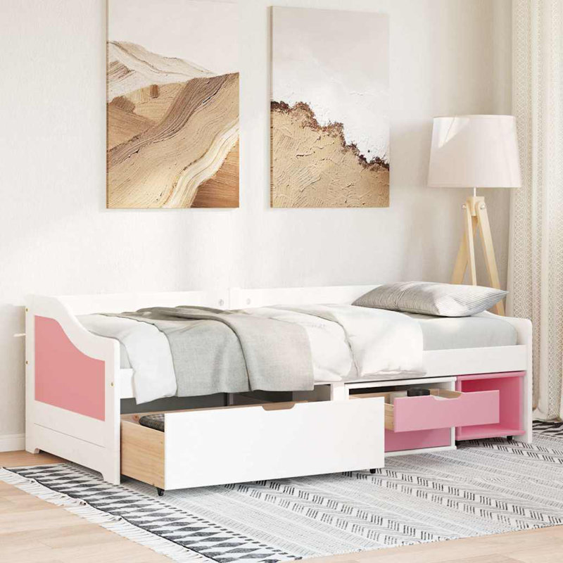 Cliffcrest Daybed, White/Pink