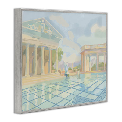 Sam Simeon Architecture Framed Giclee, design by Amelia Noyes