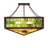 23" Square Pinecone Ridge Semi-Flushmount