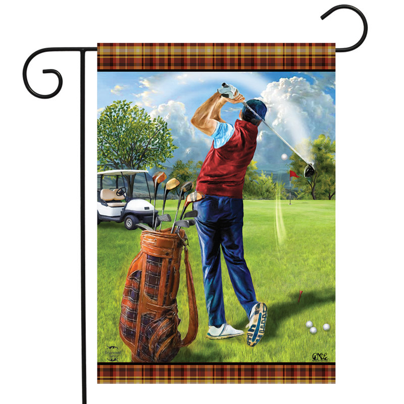 Golf Day Garden Flag