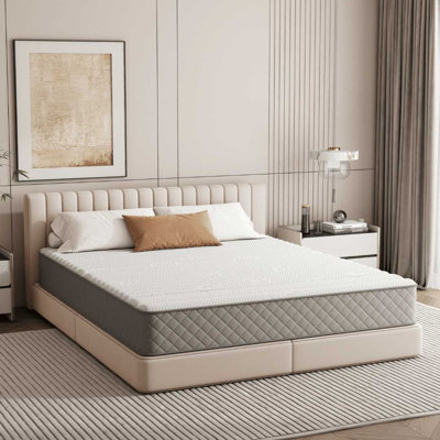 Noren Quilted Top 12" California King Mattress Memory Foam Medium Firm Hybrid Mattress in a box With Certipur-us, Pocket Spring