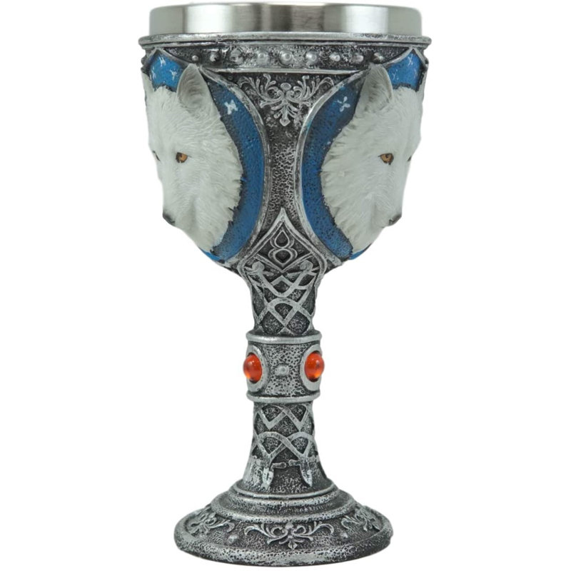 Globe terrestre en acier inoxydable 16 oz à celtique large kianna alpha direwolf Mehpare