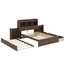 Lit plateforme double avec tablettes coulissantes-2104864116