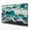 «Hawaiian Beach Foam», art mural sur toile verte