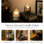 2 Piece Glass Metal Candlestick Set-1240678363