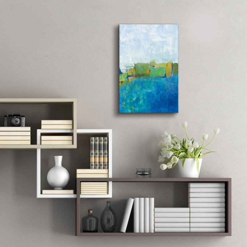 «Catalina par Courtney Prahl, art mural en verre acrylique, H 24 po x l 16 po x P 0,2 po