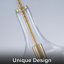 Luminaire suspendu moderne 1 lumière Teardrop-183141156