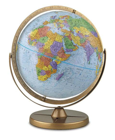 Metal Tabletop Globe