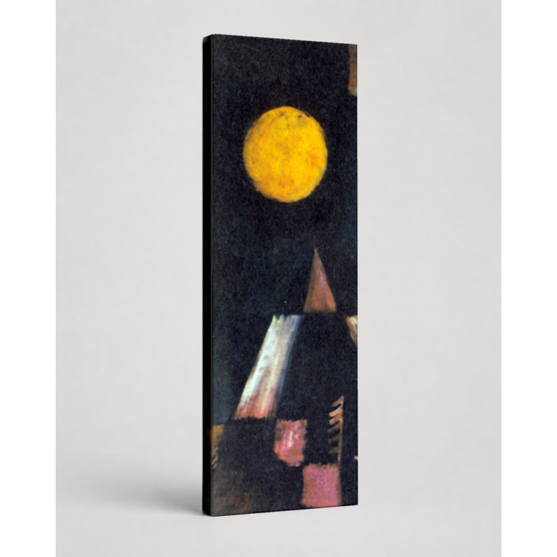 Pleine lune (1919) - art mural sur toile, L 20 po x H 60 po
