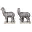 Ensemble de figurine texturé en résine llama 2 pièces Debbi