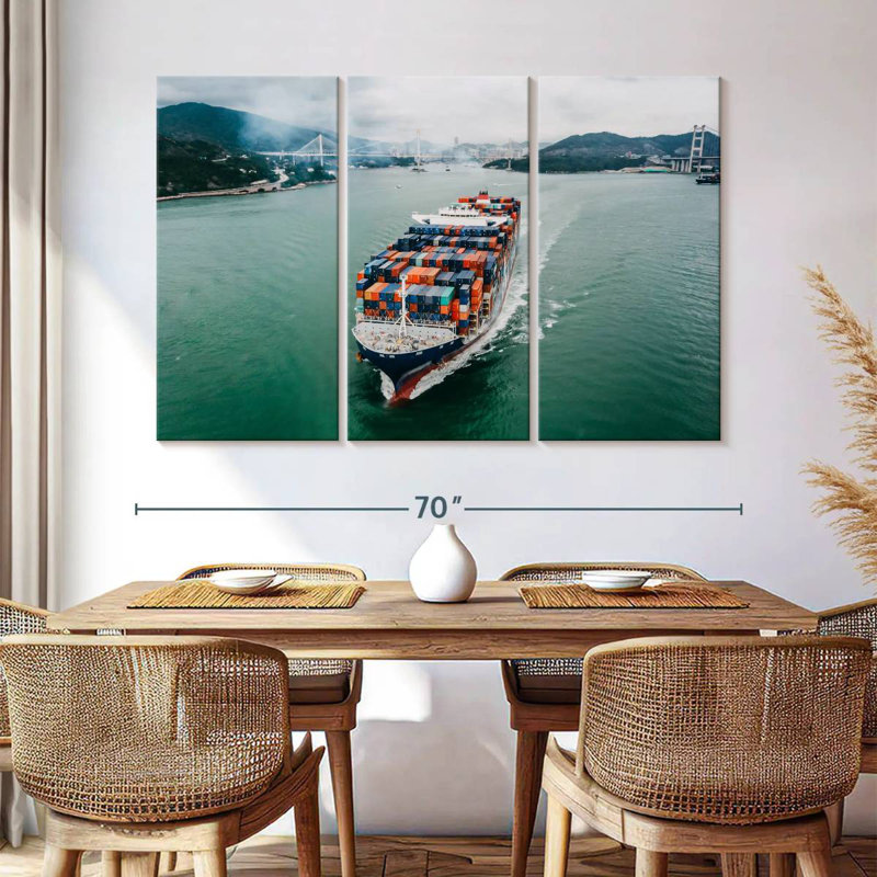 Mehar Cargo Ship Transport, 42" H x 65" W