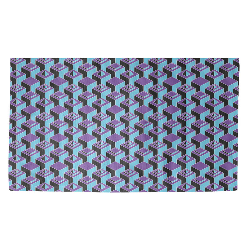 Jordao Geometric Indoor Rug, Rectangle 3' x 5'