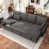 Dark Gray Linen selected