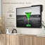 Pop Green Martini, reproduction sur toile-1290788786