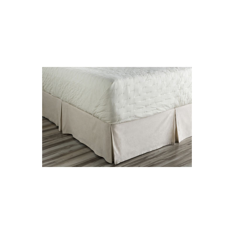 Aiken Bed Skirt, Light Gray, Twin