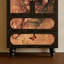 French Floral Solid Wood Storage Cabinet