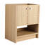 Meuble-lavabo de 76 cm (30 po), construction en contreplaqué de chêne avec 2 portes pour les articles de toilette. Meuble-lavabo autoportant en contreplaqué, offrant beaucoup d'espace de rangement.