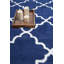 Tapis bleu marine / bleu clair Ikat-18352849