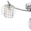 Macsen Glass Semi Flush Mount
