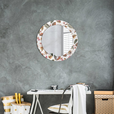 Huldar Glass Flat Wall Mirror