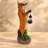 Fox Garden Statue with Solar Lantern