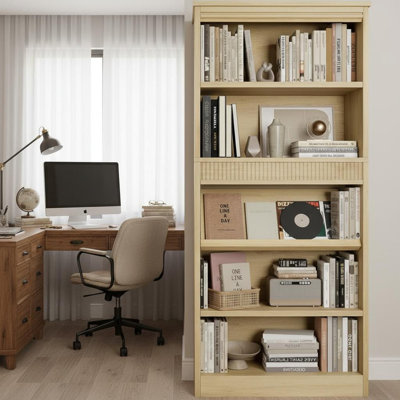 180.1cm H x 30.2cm W Standard Bookcase