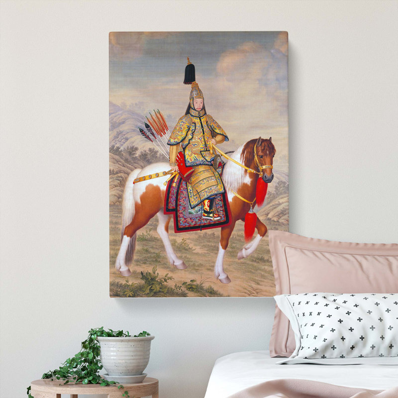 The Qianlong Emperor by Lang Shining - Wrapped Canvas, 50cm H x 35cm W x 3cm D