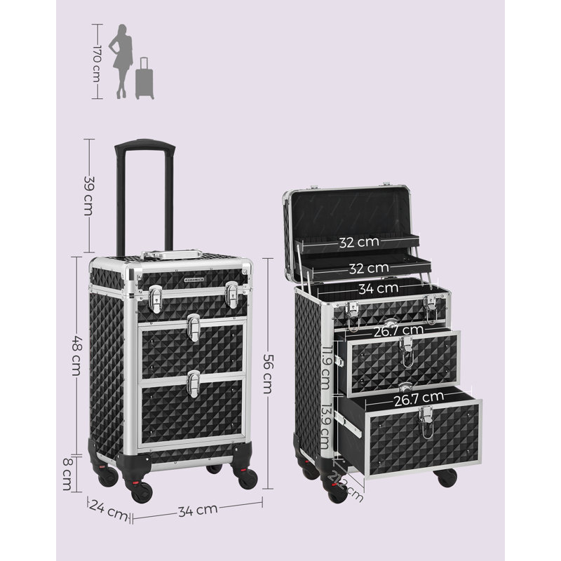 Makeup Organiser, Black