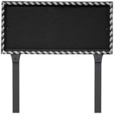 Franklin Rectangle Two Line Address Sign Plaque with Lawn Stakes