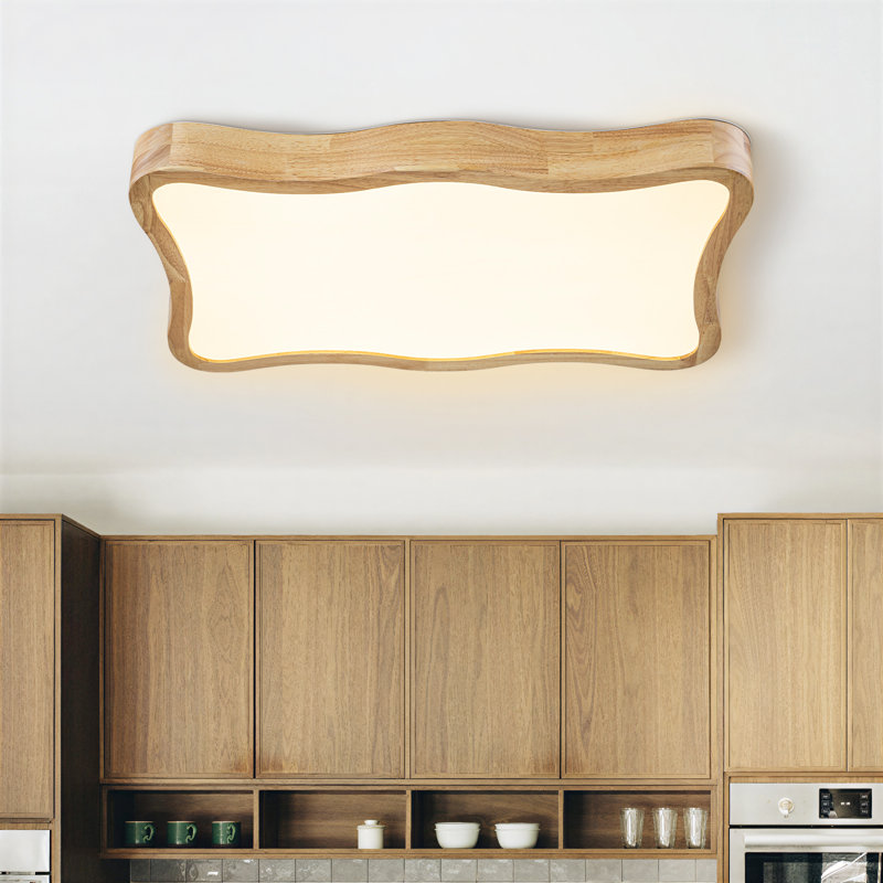 Modern Dimmable Flush Mount With Selectable Led