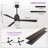 52" W Dimmable Ceiling Fan with Light and Reversible Blades-825308587