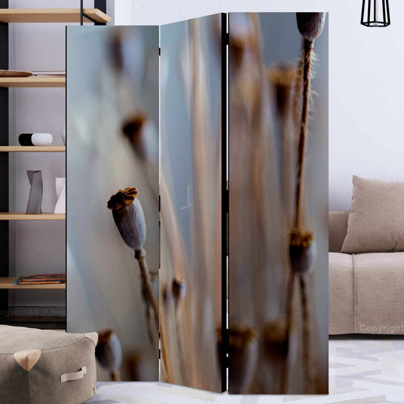 Krikoris 172cm H Folding Room Divider, 3