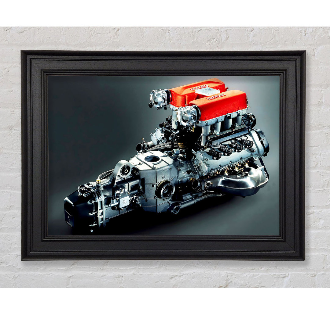 Ferrari F430 Motor Gerahmter Druck