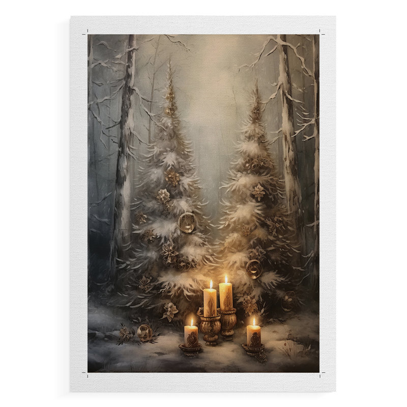 Fêtes de Noël, art Dxxxi - reproduction de toile seulement - non encadrée, H 36 po x l 24 po