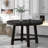 Round Extendable Dining Table with Leaf Wood Kitchen Table With Extension Leaf  ,dining table,dining room table-839555637
