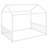Metal House-Shaped Montessori Frame With Vertical Safety Rails​-1282845569