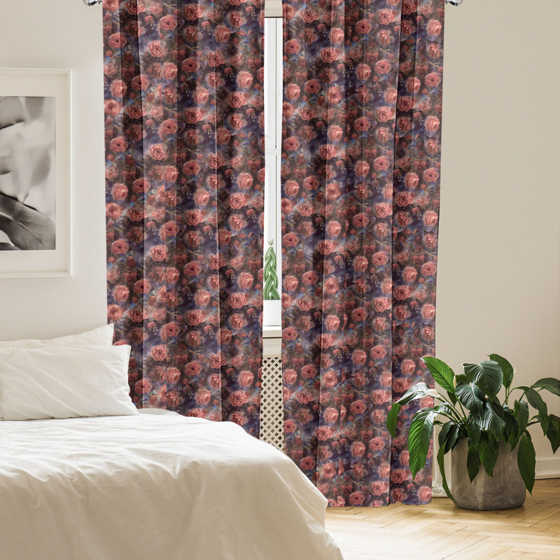 Semi Sheer Curtain Pair, 28" W x 84" L