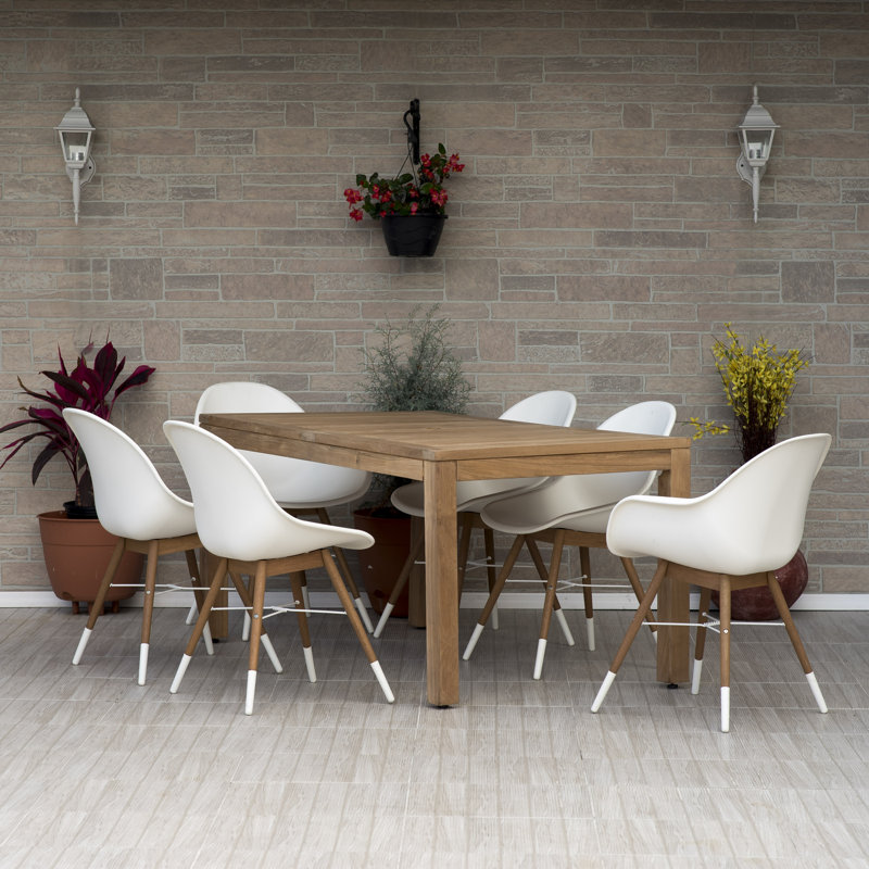 Shick 7 Piece Teak Dining Set