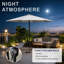 294cm Lighted Market Parasol-1278714095
